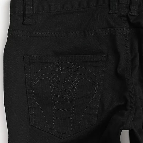 NWOT! BROKEN PROMISES STITCH & RIP  BLACK DENIM SKINNY JEANS - Picture 7 of 8